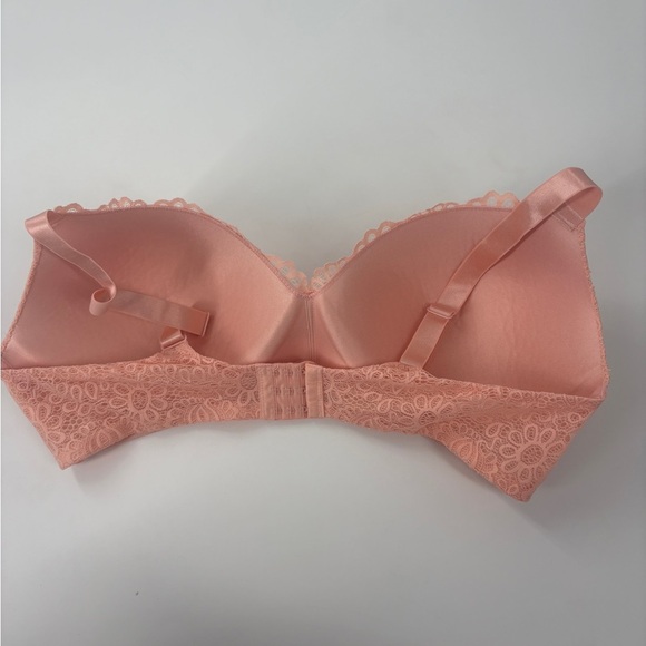 Wireless T-shirt bra Coral Pink Bra 44C Women's Casual Soft Cup Bra - Picture 4 of 5